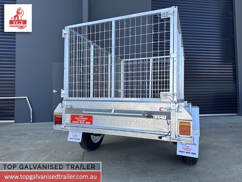 7x4 trailer with cage