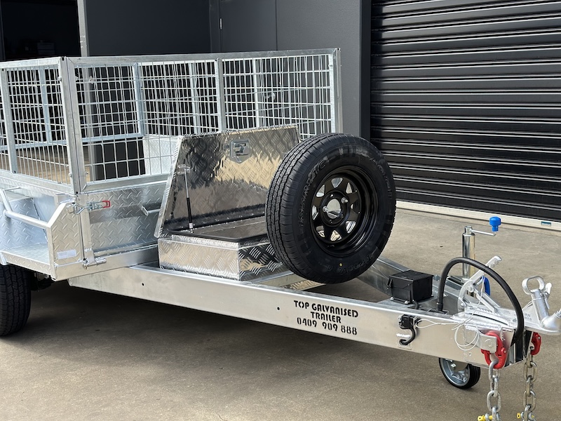 heavy duty galvanised trailer 8x5