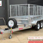 10x5 hydraulic tipper trailer