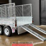 8x5 hydraulic tipper trailer for sale