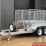 8x5 galvanised tipper trailers