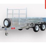 galvanised flatbed trailers for sale