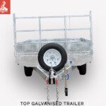 12x7 trailer flat top