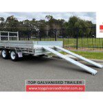 galvanised flat top trailer for sale