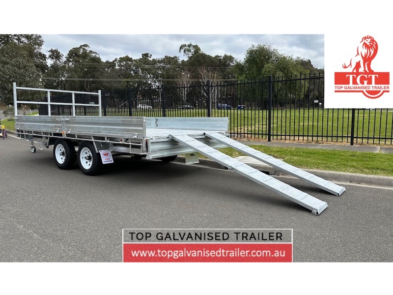 galvanised flat top trailer for sale