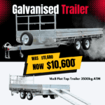 16 x8 Flat Top Trailer Galvanised