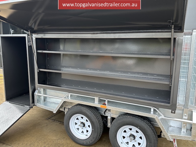 lawn mower galvanised trailer