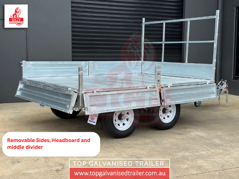10x7 flat deck trailer