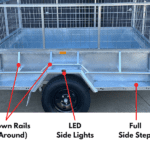 single axle trailer
