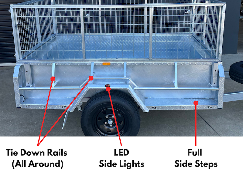 single axle trailer