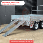 10x7 flat deck trailer