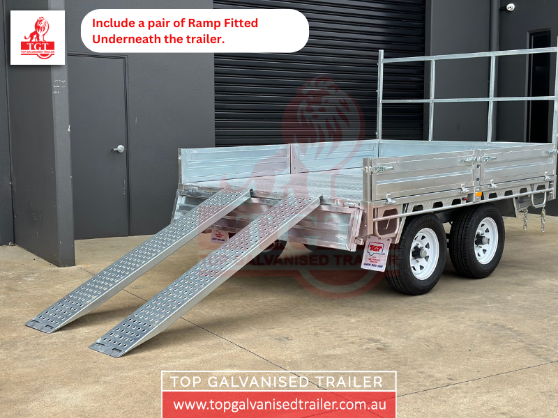 10x7 flat deck trailer