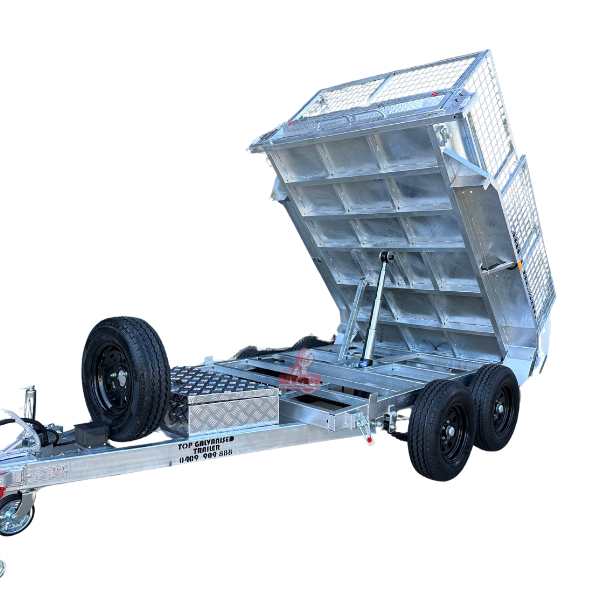 8x5 Hydraulic Tipper Trailer Galvanised 3200kg ATM1